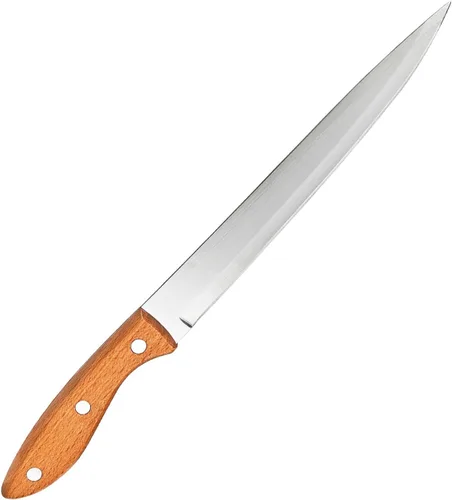 Vista 12 de Cuchillo de pelar para fruta y vegetales, cuchillo de cocina para cortar carne y rebanar, hoja de acero inoxidable ultra afilada, mango ergonómico