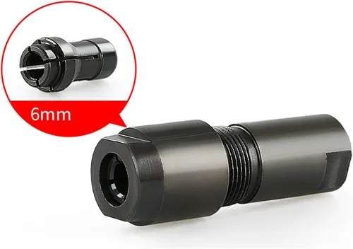 Vista 4 de KLKCMS Adaptador de amoladora angular duradero a amoladora recta universal M10 para corte de pulido, 0.236 in