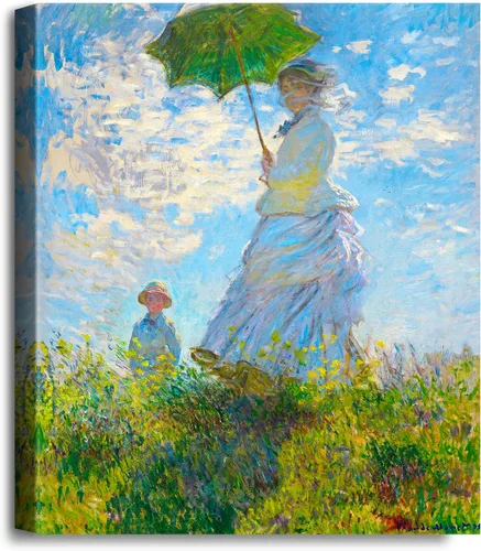 Vista 200 de A&T ARTWORK Antibes Seen from The Salis Gardens de Claude Monet Las Obras de Arte Clásico Mundial Reproducciones, Impresiones de Arte en Lienzo