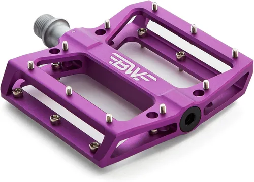 Vista 11 de Berm Platform Bike Pedales - Pedales planos de aluminio ligero para MTB y BMX