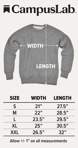 Vista 7 de Campus Lab Colección de sudadera de cuello redondo unisex de corte ajustado para adultos