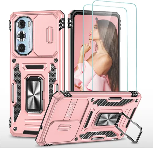 Vista 15 de Jeylly Funda para Motorola Edge Plus 2023 con protector de pantalla HD