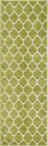 Vista 65 de Unique Loom Trellis Collection - Alfombra de área de Filadelfia, rectangular de 2 pies 2 pulgadas x 3 pies, color morado y marfil