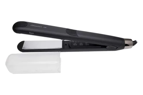 Vista 2 de Repit illuster Plancha plana de titanio de 1 pulgada (1.024 in) Plancha de pelo profesional con temperatura ajustable RepitUSA