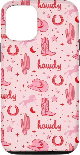 Vista 28 de Funda estética para iPhone 17, diseño de vaquera rosa pastel