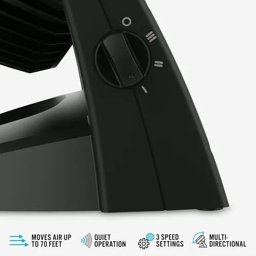 Vista 6 de Vornado 733DC - Ventilador circulador de aire inteligente energético para toda la habitación, fabricado en Estados Unidos, control de velocidad