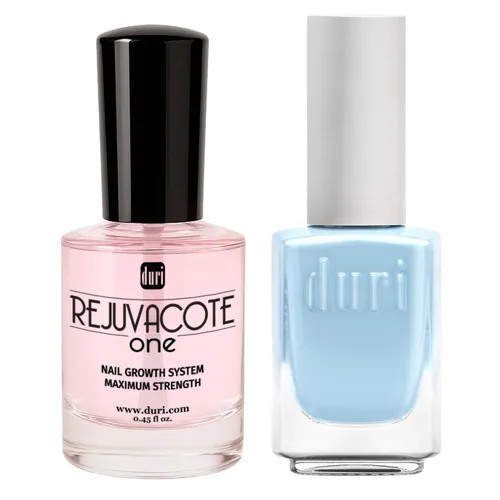 Vista 8 de Duri Rejuvacote - 1 sistema de crecimiento de uñas + paquete de esmalte de uñas 791 Berry Margarita Neon Purple – Fortalecedor de uñas y dúo