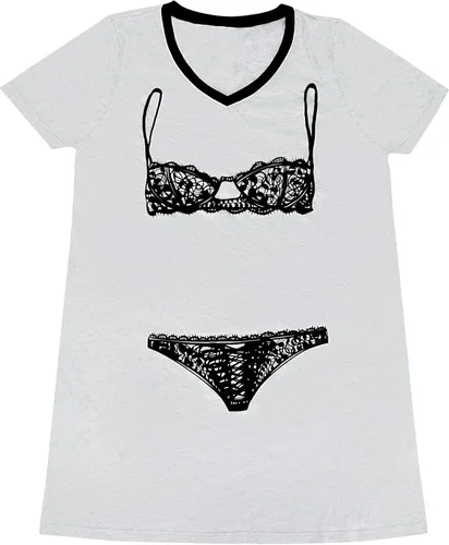 Vista 11 de Smart & Sexy Camisa de dormir extragrande con cuello en V para mujer Amarillo