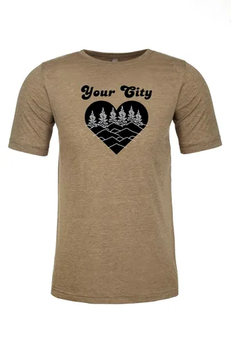 Vista 14 de I'd Hike That, Graphic Men's Tee, Funny T Shirt, Shirts with Sayings, Stonewash Blue or Sage (XL, Stonewash Blue)