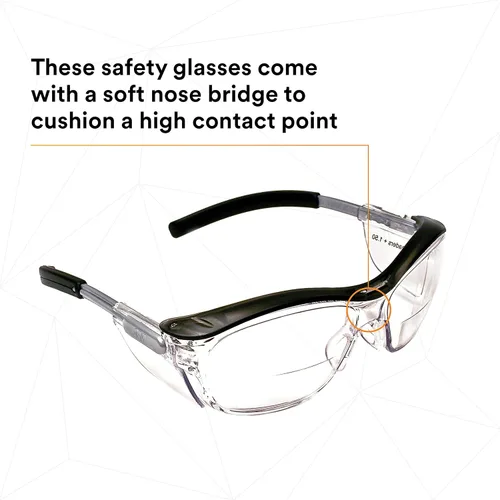 Vista 5 de Gafas de protección 3M Nuvo Reader, Transparente, 1
