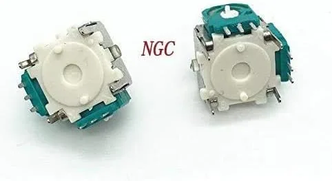 Vista 5 de 2 piezas de palanca de mando analógico 3D para NGC Gamecube Controller Reemplazo