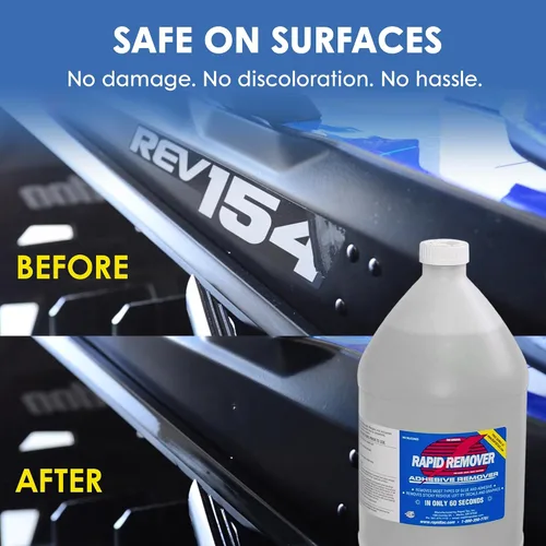 Vista 7 de RapidTac Kit de removedor rápido de adhesivo (kit de galones)
