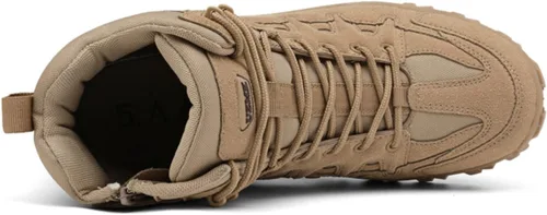 Vista 5 de Men's Military Tactical Boot Lightweight Comfortable Boots Motorcycle Combat Hiking Boots Hiking Boots Hiking Shoes
