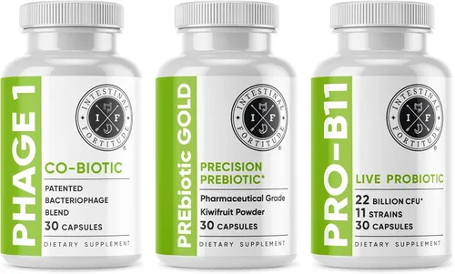 Vista 10 de Intestinal Fortitude Phage 1 - Suplemento definitivo para la salud intestinal, restauración total de la defensa intestinal, mezcla de bacteriófagos