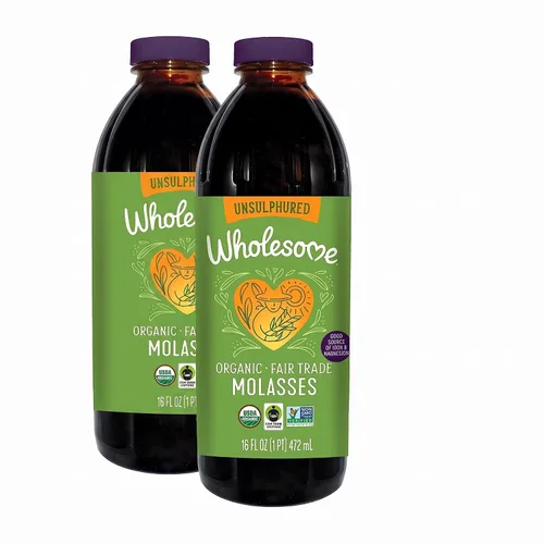 Vista 7 de Wholesome Melaza orgánica Blackstrap, 16 oz, paquete de 1