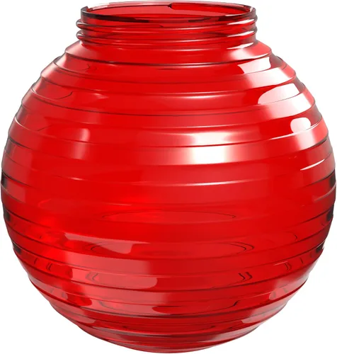 Vista 10 de KASTLITE Cubierta de bombilla de globo de 6 pulgadas con cuello roscado de 3.25 pulgadas, repuesto de plástico acrílico para pantallas de techo