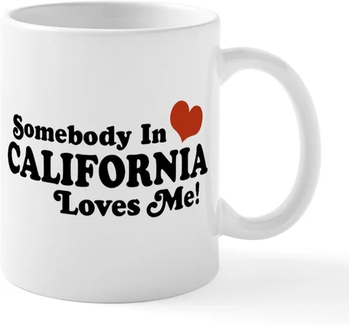 Vista 114 de CafePress Taza de café de cerámica de 11 oz (11.0 fl oz) de San Francisco Blanco - Taza San Francisco