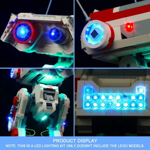Vista 3 de VONADO Kit de luz LED compatible con BD-1 75335 juego de construcción (sin modelo Lego), iluminación de control remoto para BD-1 Droid (solo luz)