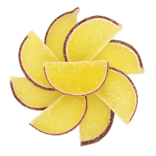 Vista 26 de NY Spice Shop Rebanadas de fruta de manzana – 1 libra de sabor cítrico masticable de gelatina de fruta de caramelo – Manzanas en rodajas a
