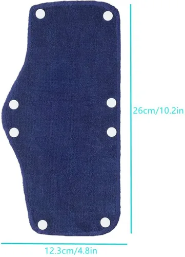 Vista 4 de Vincha antisudor para casco, forro de algodón para casco, vinchas antisudor reutilizables para casco (Azul)