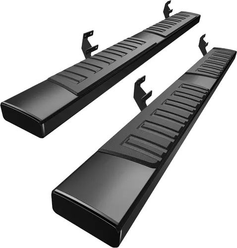 Vista 9 de Yitamotor - Estribos de 6 pulgadas compatibles con Ford F-150 SuperCab 2015-2025, Ford F250 F350 SuperCab 2017-2024, barras nerf laterales negras