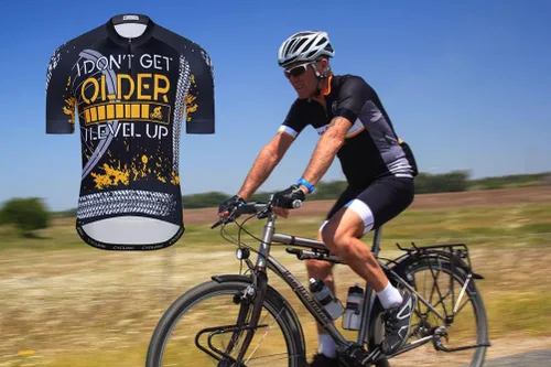 Vista 4 de Ciclismo Jersey Hombres, Bicicleta de Montaña Camisa Ciclismo Tops Ropa de carretera Ropa Bicicletas Ciclismo Outfit XXS-6XL