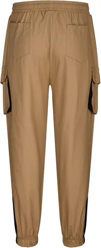 Vista 6 de IEPOFG Pantalones cargo para hombre con bolsillo lateral, ajuste relajado, pantalones de harén ajustados, pantalones tácticos casuales para deportes