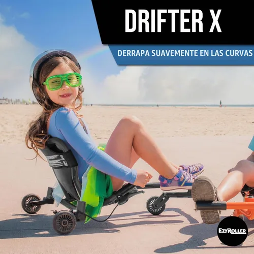 Vista 4 de EzyRoller Nuevo juguete Drifter-X Ride on para mayores de 4 años, hasta 150 libras. - Negro