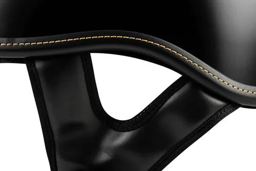 Vista 5 de Highway 21 Medio casco para motocicleta .357 (negro, pequeño)