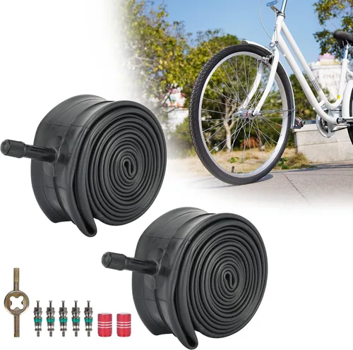 Vista 9 de RUTU Tubo de bicicleta de 26 pulgadas apto para tubo de bicicleta de 26 x 1.0/1.50/1.75/2.50/3.0/3.5/4.0 con accesorio de instalación, tubos
