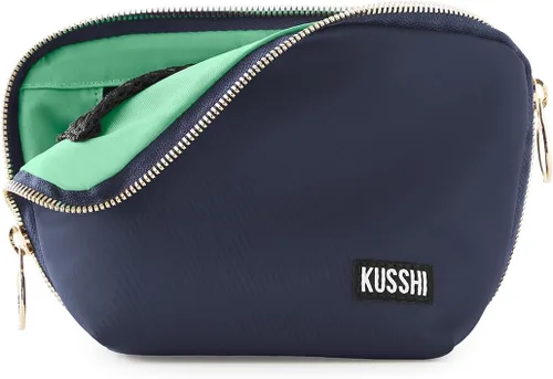 Vista 11 de KUSSHI Bolsa de Maquillaje y Cosméticos Lavable para Viaje, Negro
