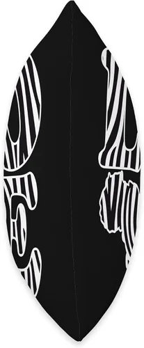 Vista 2 de Love Africa Map With Zebra Skin Pattern African Safari Throw Pillow
