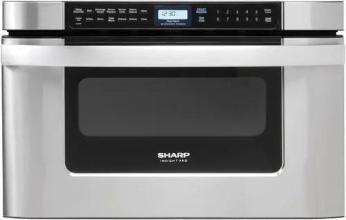 Vista 20 de Sharp SMD2420MS - Horno de microondas integrado con cajón de 24 pulgadas, 1.2 pies cúbicos, acero inoxidable, panel de control táctil, tecnología