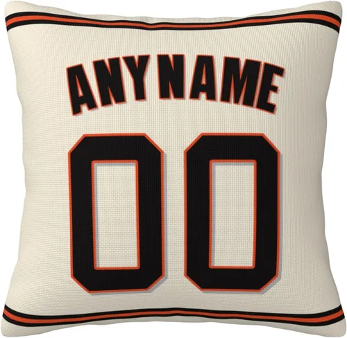 Vista 15 de Funda de almohada personalizada: Funda de almohada personalizada con cualquier nombre y número, regalo personalizado para fanáticos