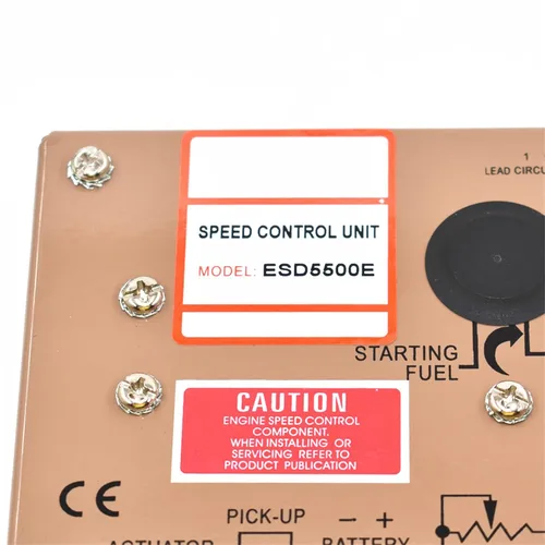 Vista 3 de Controlador electrónico de velocidad del motor Gobernador ESD5500E Generador Genset Partes Generador Regulador Regulador