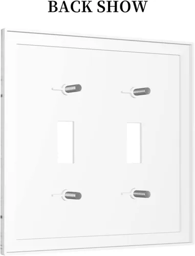 Vista 227 de Placa de Interruptor de Luz Azul de 1 Gang, Placa de Pared Decorativa de Palanca Individual, Cubierta de Placa de Pared de Palanca, Placa Frontal