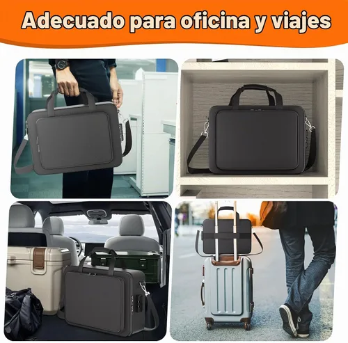 Vista 8 de Organizador de archivos ignífugo con cerradura, carpeta de documentos ignífuga, portátil, oficina en casa, almacenamiento seguro para documentos