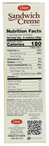 Vista 2 de Dare Cookie Lemon Creme, 10.2 oz