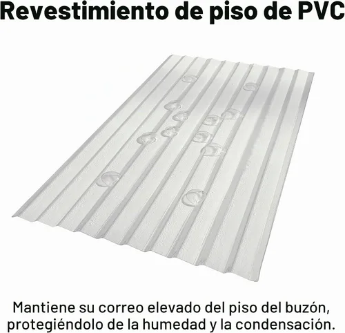 Vista 7 de Buzón de seguridad Mail Boss , 7206 Patented anti-pry lock, oversized package door, dedicated outgoing mail shelf for home business, heavy-duty
