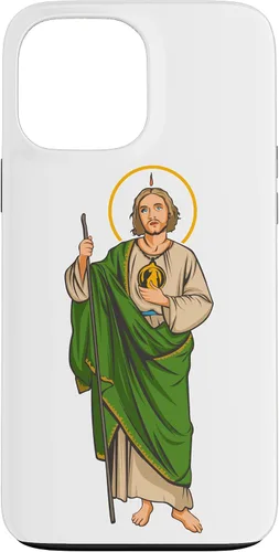 Vista 23 de Funda para iPhone 16 San Judas Tadeo. Santo De Las Causas Difícil
