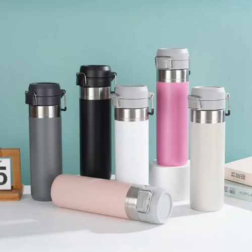 Vista 5 de Tapa de repuesto para Stanley Quick Flip GO, tapa de vaso compatible con botella de agua Stanley Cup de 24 onzas y 36 onzas, tapa de botella de agua