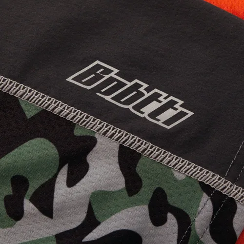 Vista 6 de bpbtti Camiseta de ciclismo de montaña para hombre, manga 34, Downhill MTB, ajuste holgado, camiseta de ciclismo UPF UPF50+, Gris