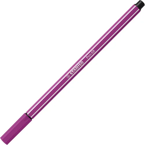 Vista 2 de STABILO Pen 68 - Bolígrafo con punta de fieltro de calidad premium, cartera de 6 colores de neón