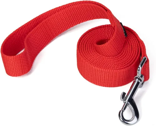 Vista 18 de Correa de entrenamiento de nailon resistente y duradera, cuerda de tracción de 1 pulgada de ancho, 6 pies de largo, para perros pequeños y medianos