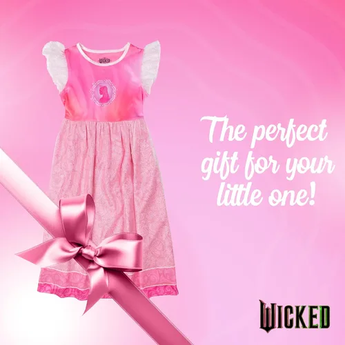 Vista 8 de Wicked - Vestido de fantasía para niñas Swirly Glinda