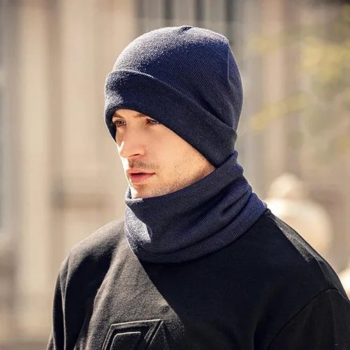 Vista 5 de Gorro de punto de invierno personalizado con tu texto y foto para hombres y mujeres