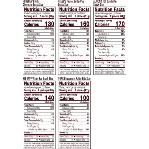 Vista 2 de HERSHEY Surtido de dulces de chocolate, paquete variado, 25 onzas