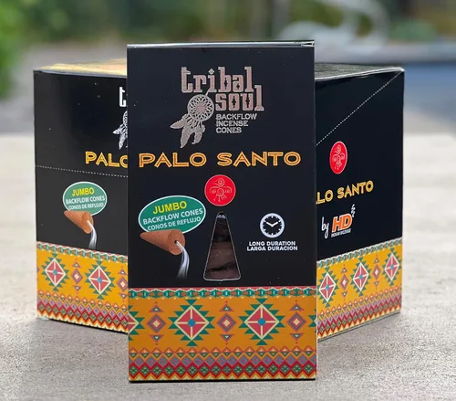 Vista 7 de Tribal Soul Premium - Incienso de cono de reflujo – 6 cajas 10 conos jumbo cada caja total de 60 conos (Mirra)