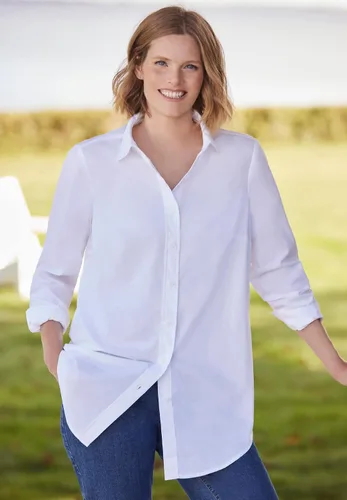 Vista 5 de Woman Within Camisa de manga larga perfecta para mujer de talla grande