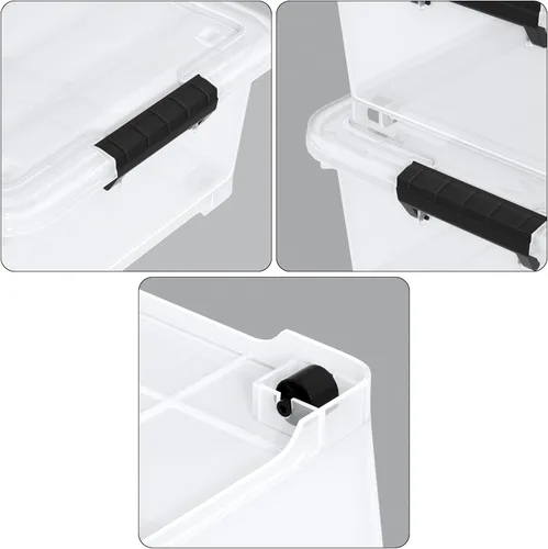 Vista 3 de Caja de almacenamiento de plástico para debajo de la cama de 20 L